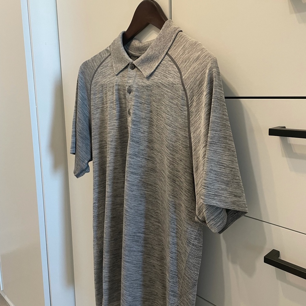 Lululemon men's polo gray size Large